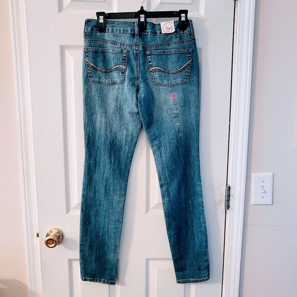 BEAUTIFUL 2-PIECE BUNDLE of BNWT Sz 5 Jeans/EUC Precious Floral Skirt-SO CUTE - Picture 5 of 13